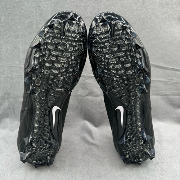 Nike Alpha Menace Pro 2 Low Football Cleats Men’s Sz 12 Black / White - Picture 9 of 11